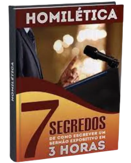 Capa do e-book 7 Segredos de Como Escrever um Sermão Expositivo